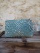 POCHETTE MURTABAK BATIK E PAGLIA VERDE SALVIA