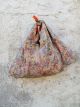 BORSA NASI GORENG BATIK GRIGIO CON FIORE ARANCIO
