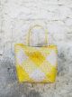 BORSA LONTAR GIALLO E PAGLIA NATURALE