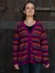 CARDIGAN M/L HILACHA BASURA MAGENTA