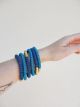 BRACCIALE AZZURRO BLU E ORO