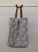 BORSA GIT GIT BATIK AZZURRO CON SPIRALI MARRONI