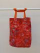 BORSA GIT GIT BATIK ARANCIO CON FIORI