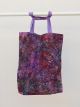 BORSA GIT GIT BATIK VIOLA CON FIORI