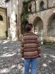 MAGLIONE MEDIUM HILACHA BASURA MARRONE