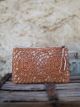 POCHETTE MURTABAK BATIK E PAGLIA CARAMELLO