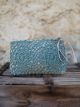 POCHETTE MURTABAK BATIK E PAGLIA VERDE SALVIA