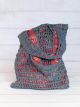 BORSA BARAT GRIGIO E BATIK ROSSO