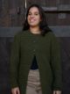 CARDIGAN M/L ISPI VERDE BOSCO