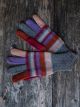 GUANTI HILACHA BORDEAUX GRIGIO